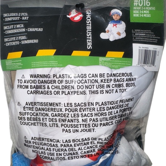 Halloween Costume Infant Ghostbuster - Picture 2 of 3